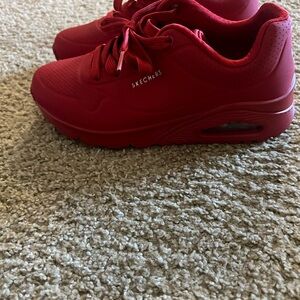 Skechers Bold Red Sneakers
